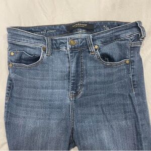 Liverpool Women's Blue High-Rise Skinny Jeans